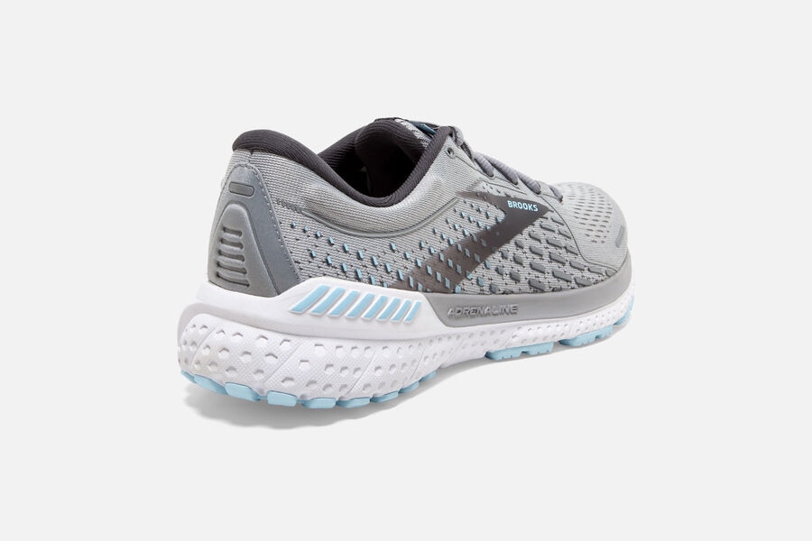 Brooks Running Shoes - Adrenaline GTS 21 Road Womens - Grey - PHX-273458